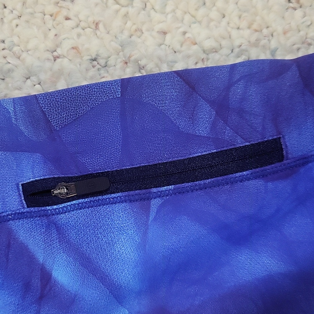 Lululemon Athletica Blue Patterned Leggings - Picture 4 of 8